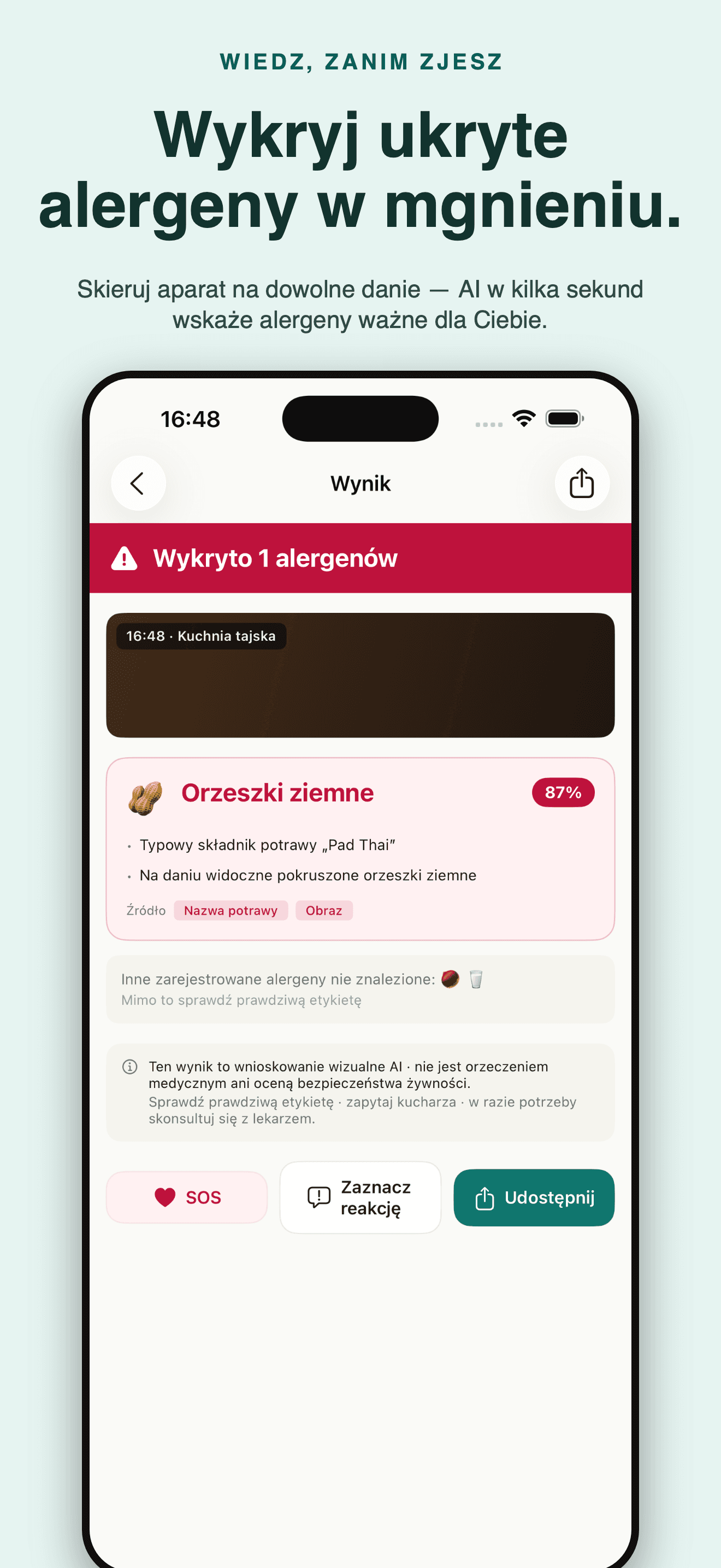 AllergyLens-Skaner alergenów — 1