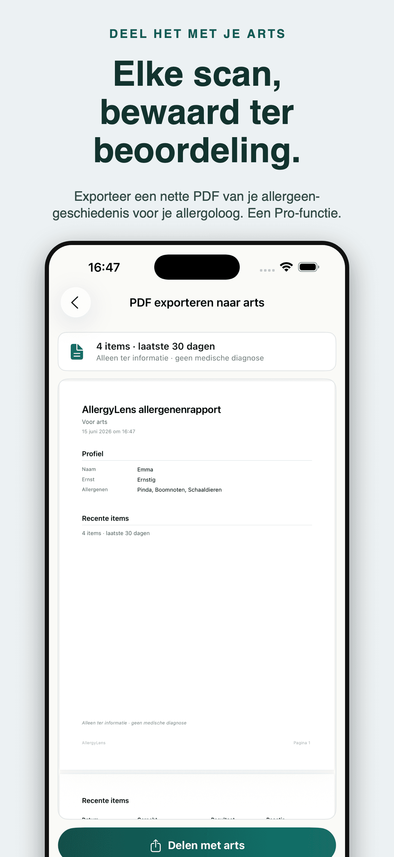 AllergyLens-Glutenvrij scannen — 5