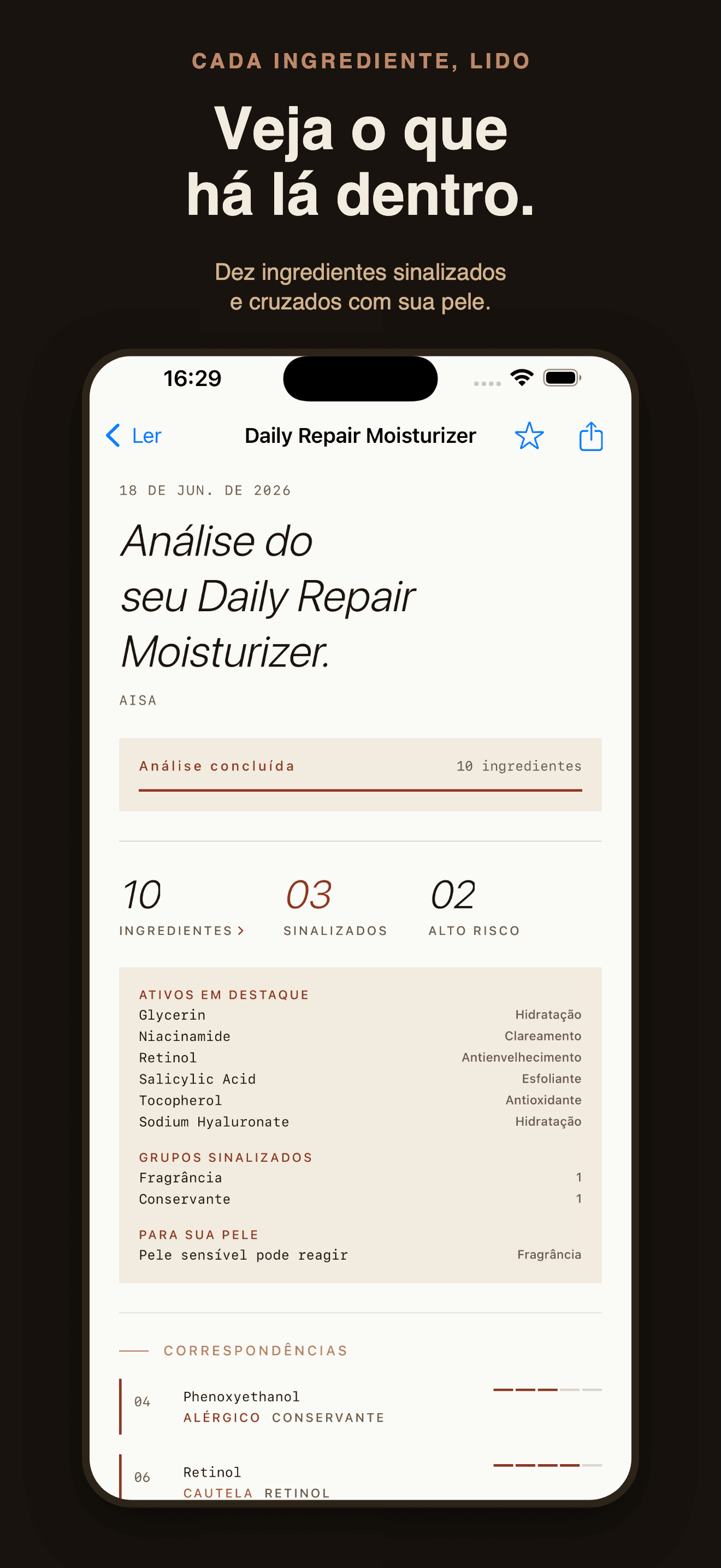 CosmeticLens-Analise o INCI — 1
