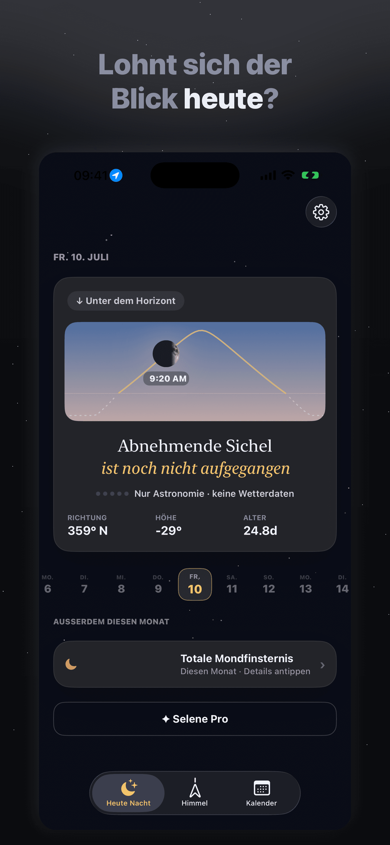Selene-Mondkalender & Vollmond — 1