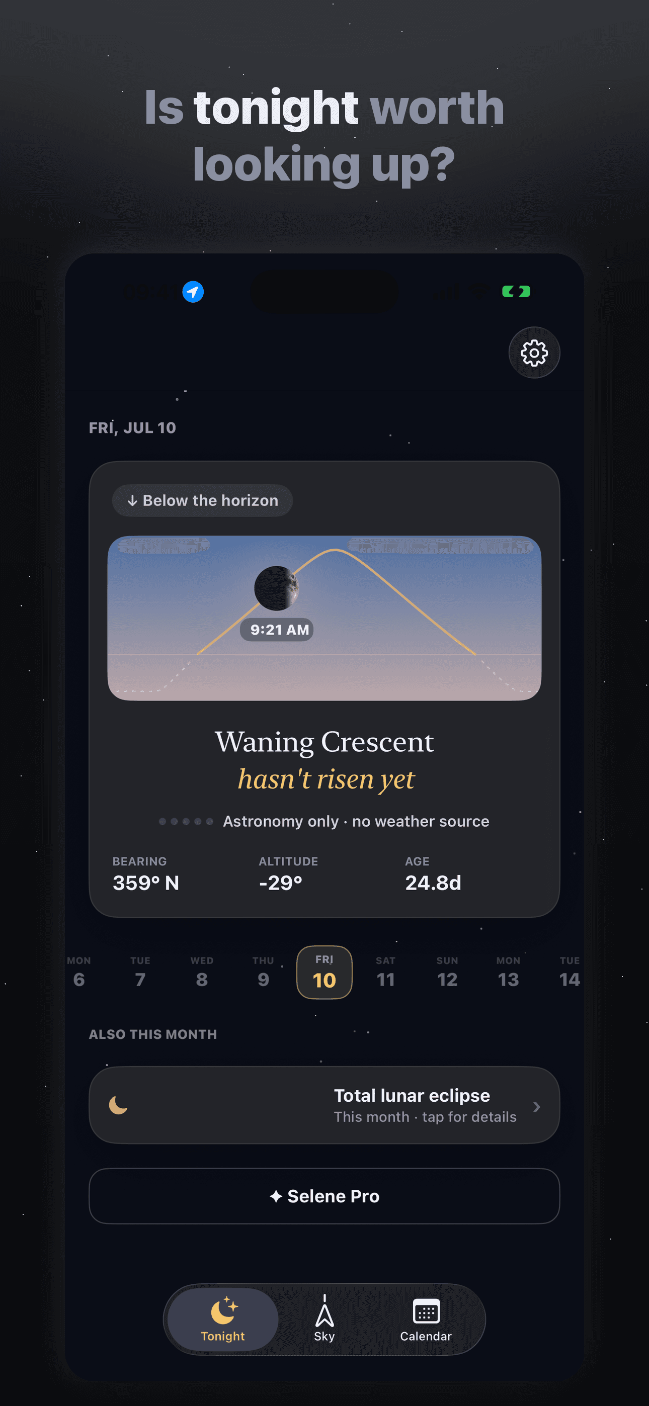 Selene-Moon Phases & Calendar — 1