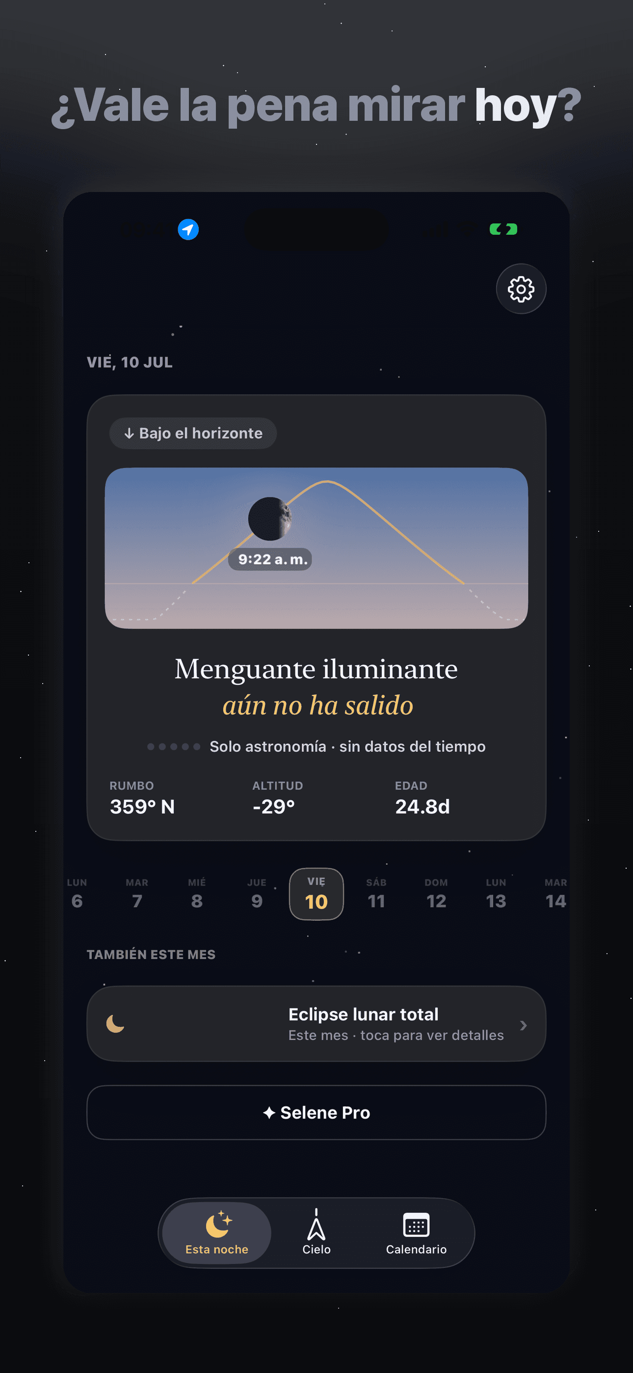 Selene-Fases, Calendario Lunar — 1