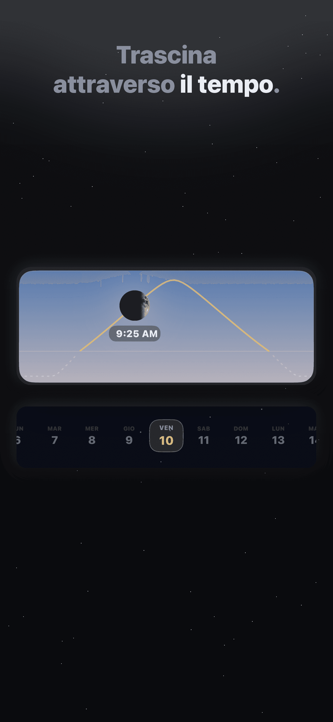 Selene-Fasi Lunari, Calendario — 2