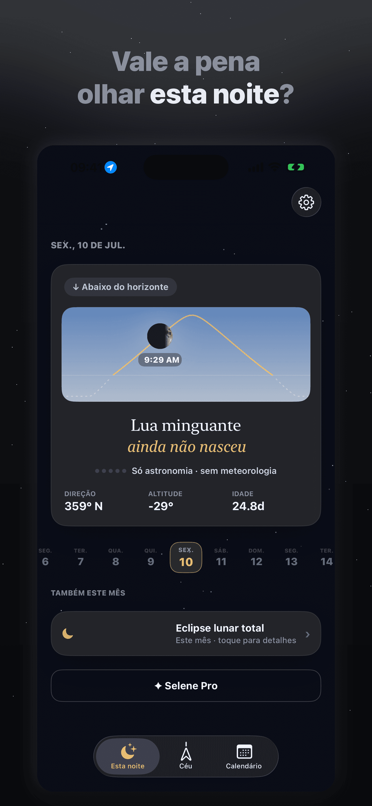 Selene-Lua: Fases e Calendário — 1