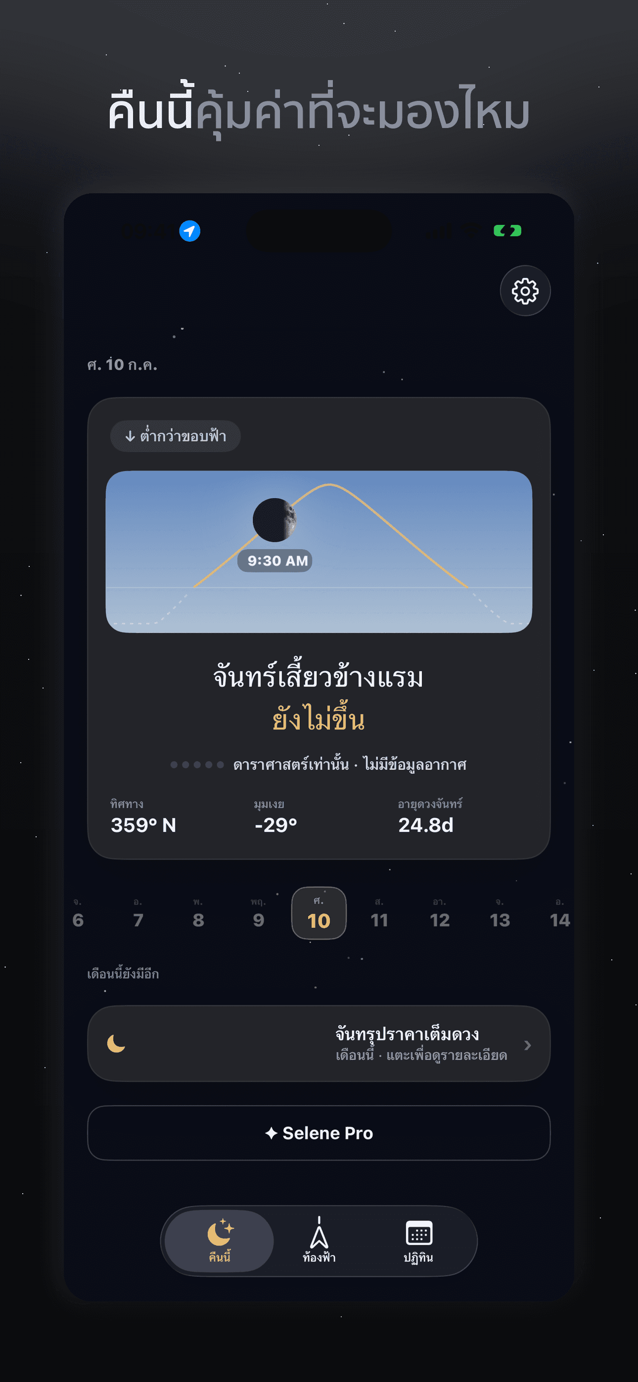 Selene-ข้างขึ้นข้างแรม ปฏิทิน — 1