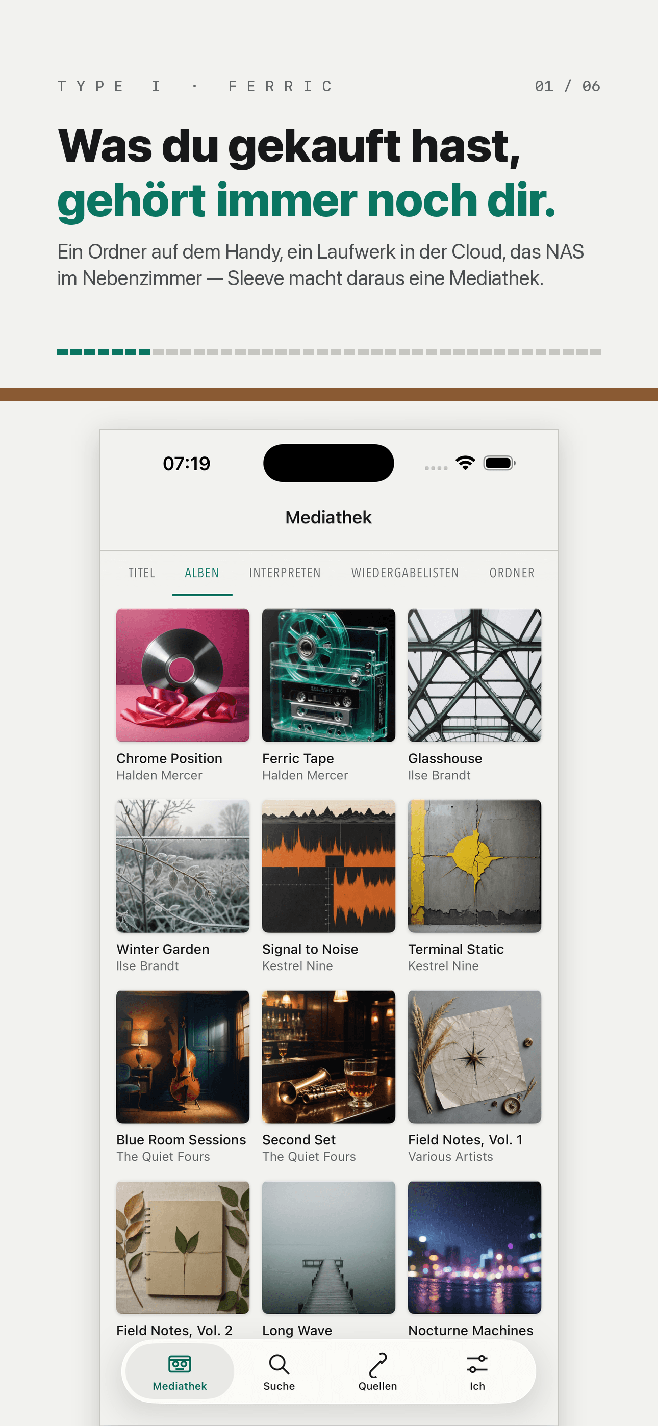 Sleeve: Offline Musikplayer — 1
