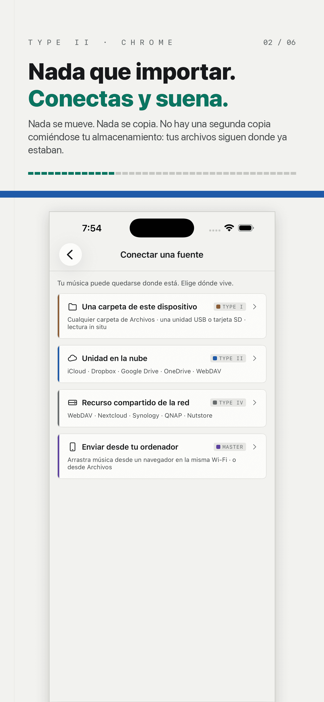 Sleeve: reproductor de música — 2