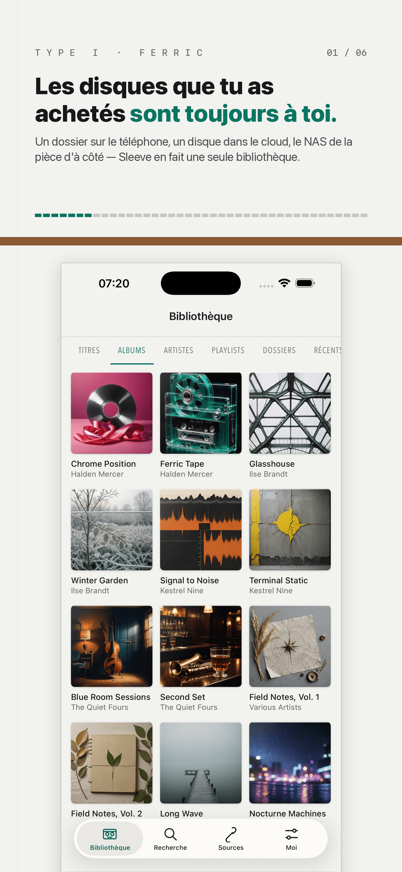 Sleeve : lecteur musique FLAC — 1
