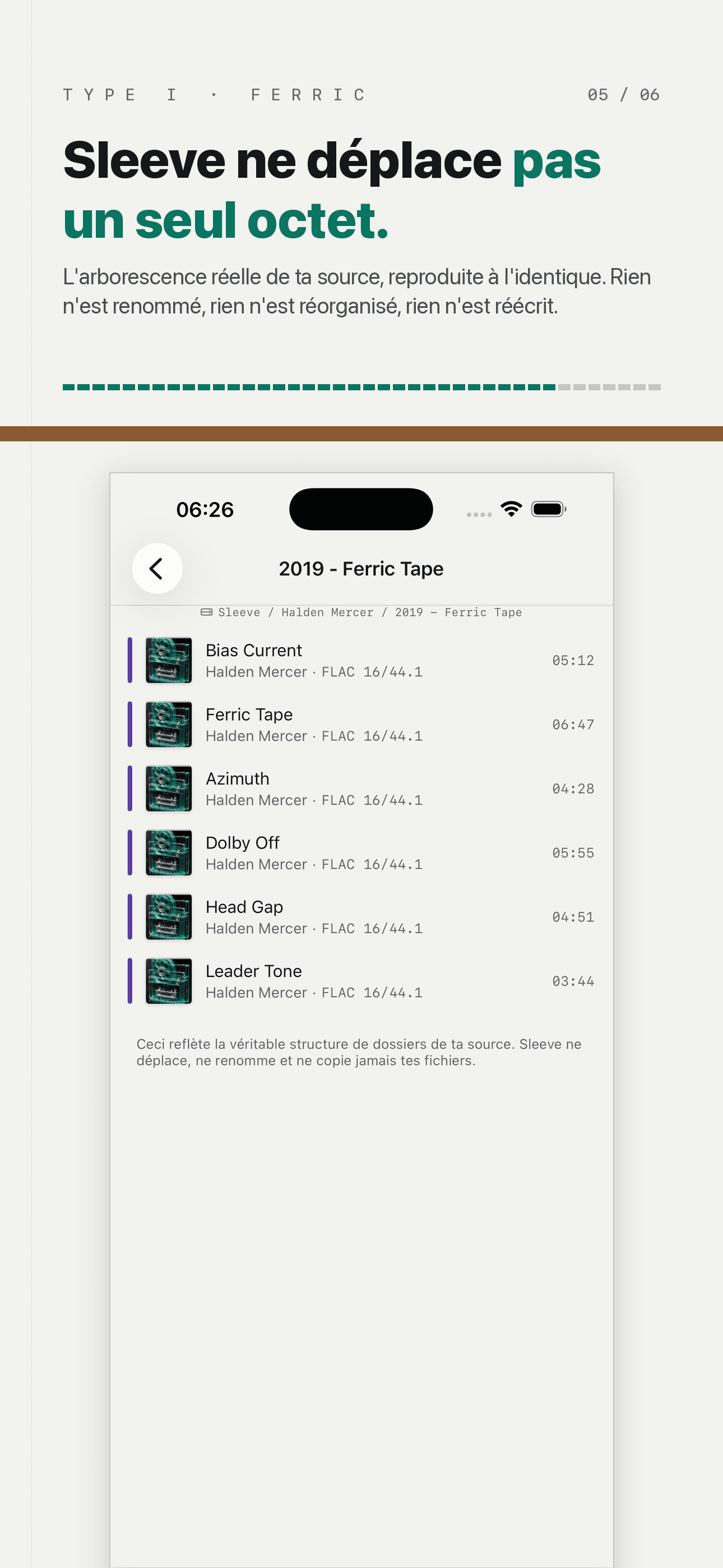 Sleeve : lecteur musique FLAC — 5
