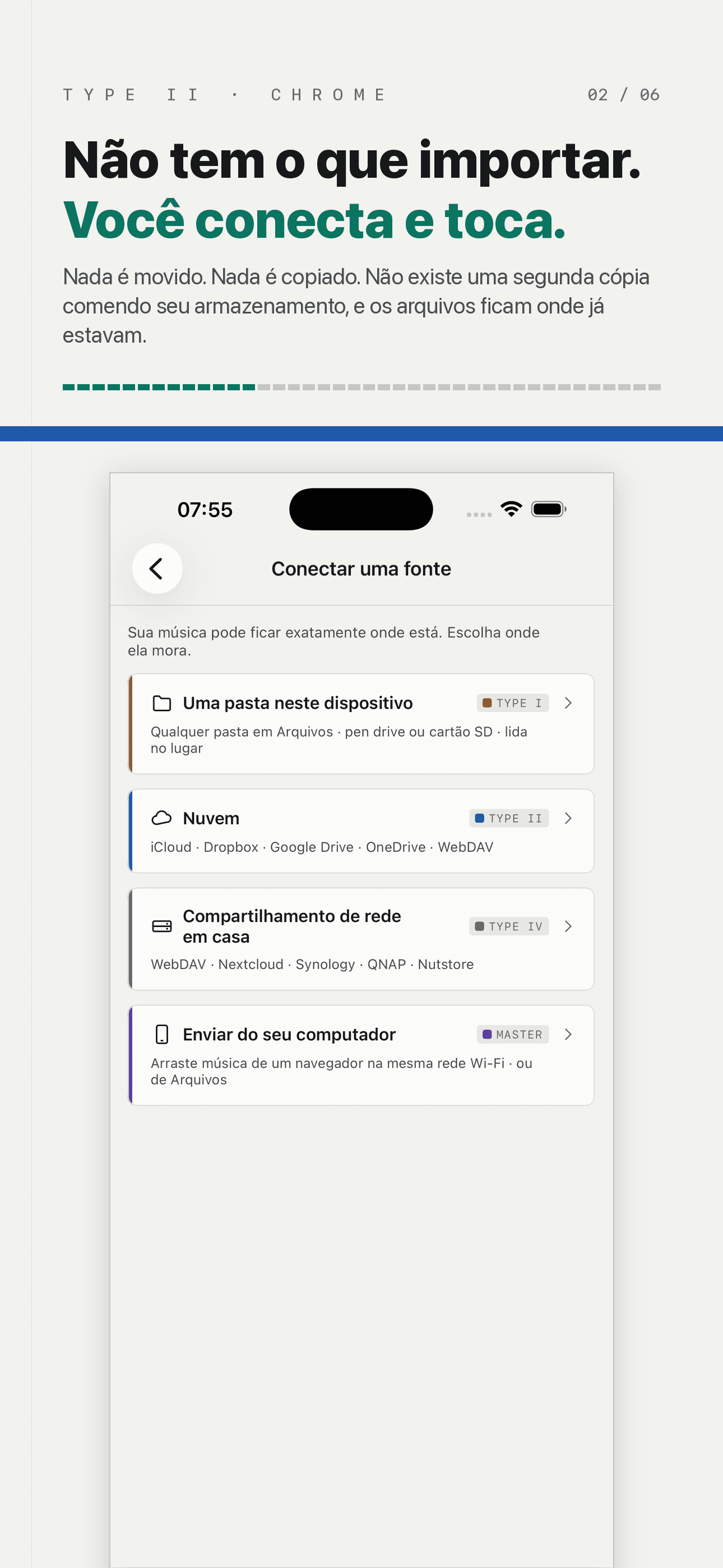 Sleeve: leitor de música FLAC — 2