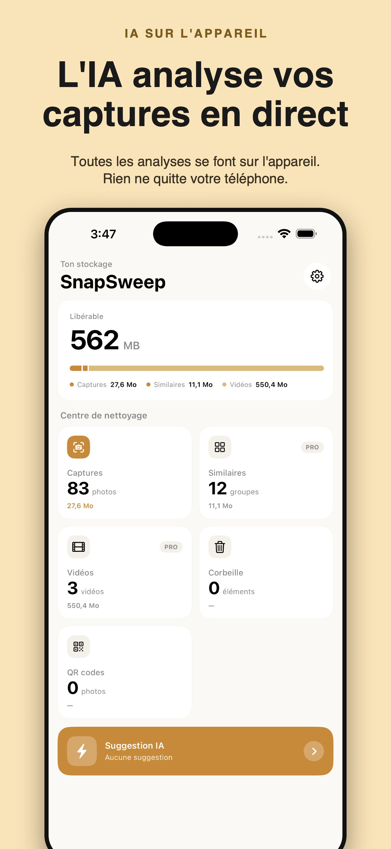 SnapSweep-Libérer de l'espace — 1
