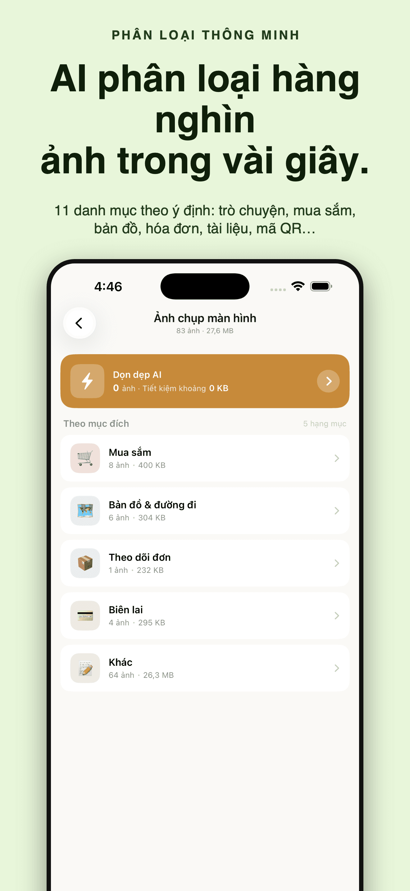 SnapSweep-Giải phóng bộ nhớ — 2
