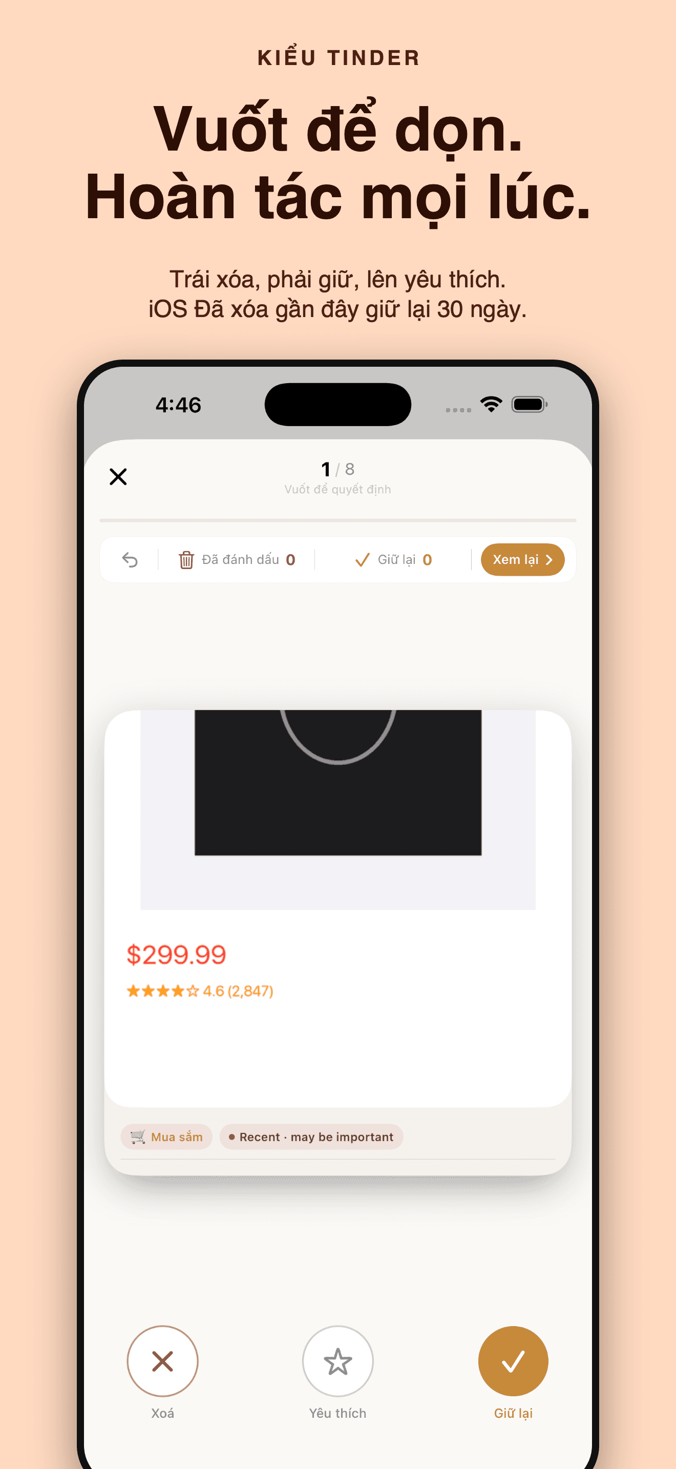 SnapSweep-Giải phóng bộ nhớ — 3