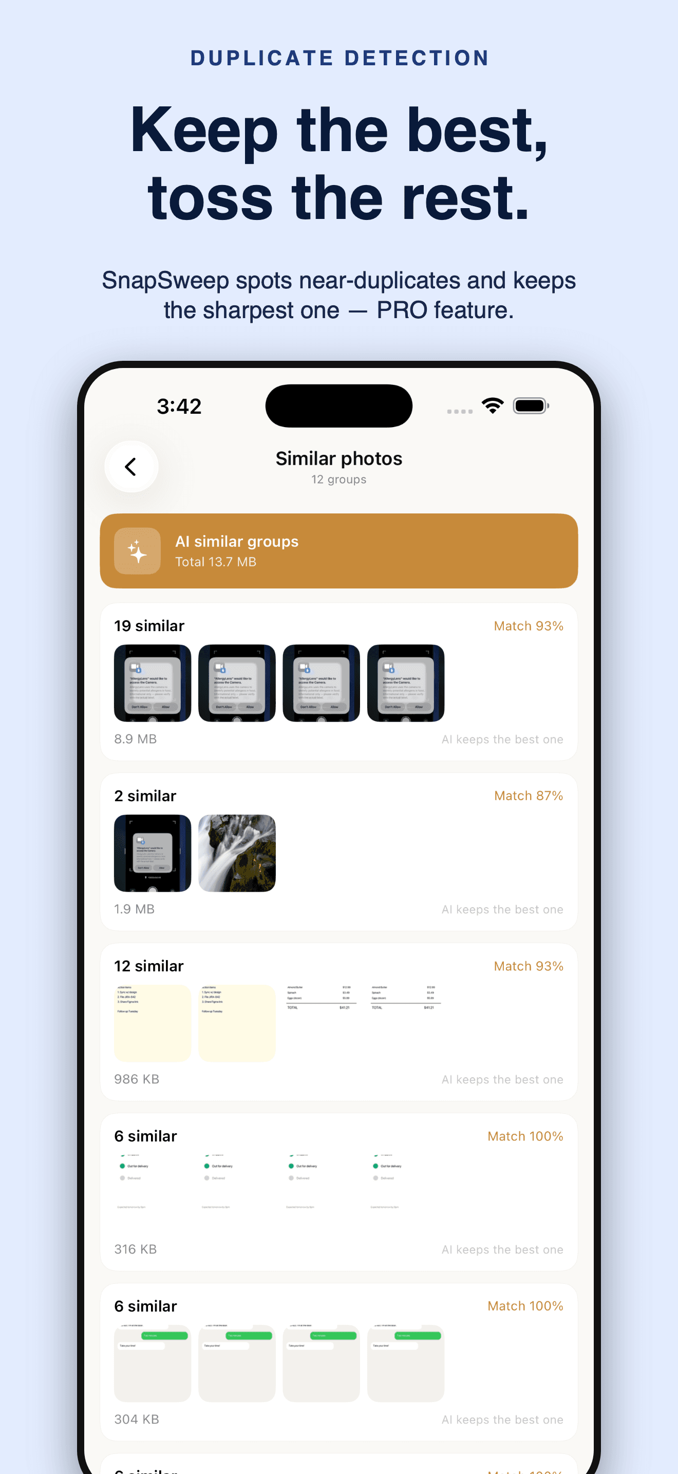 SnapSweep-Clean Up Duplicates — 4
