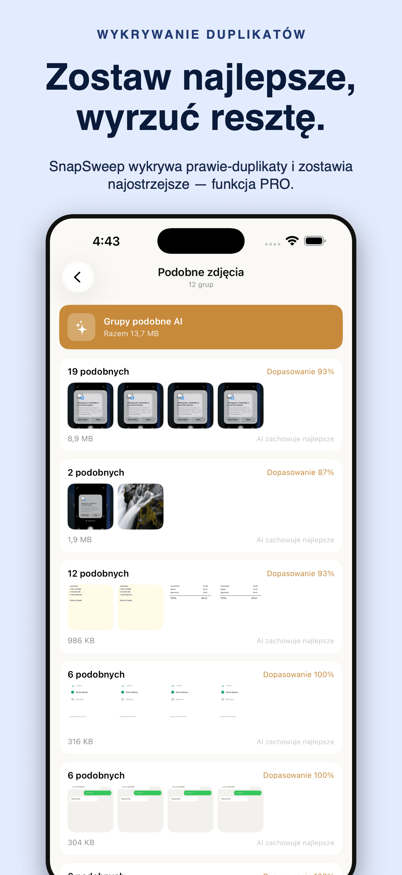 SnapSweep-Zwolnij miejsce — 4