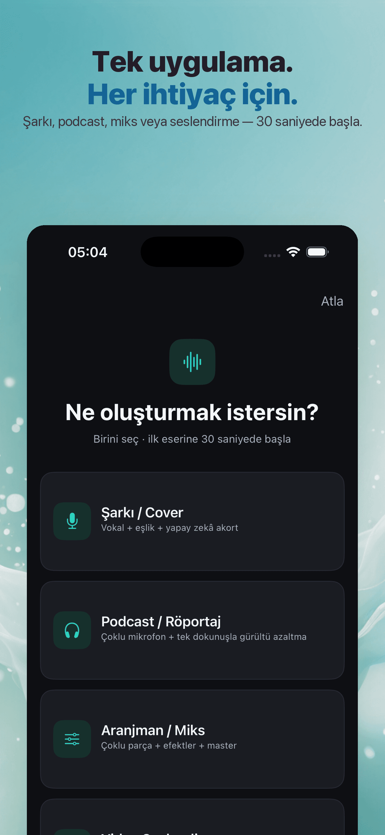 WaveCraft-AI Kayıt Stüdyosu — 5