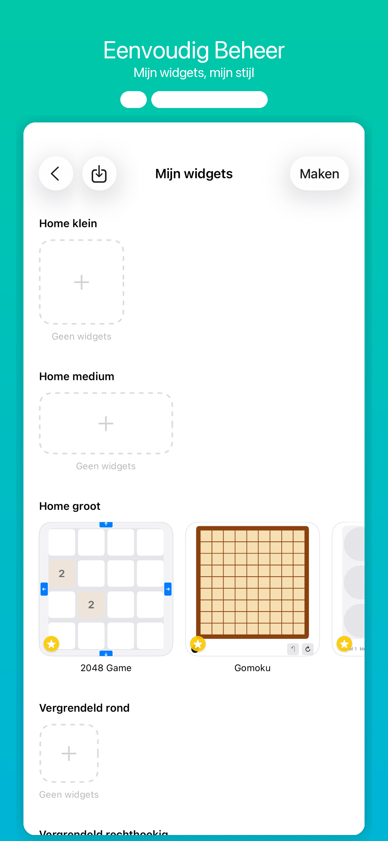 WidgetCraft-Mooie Widgets