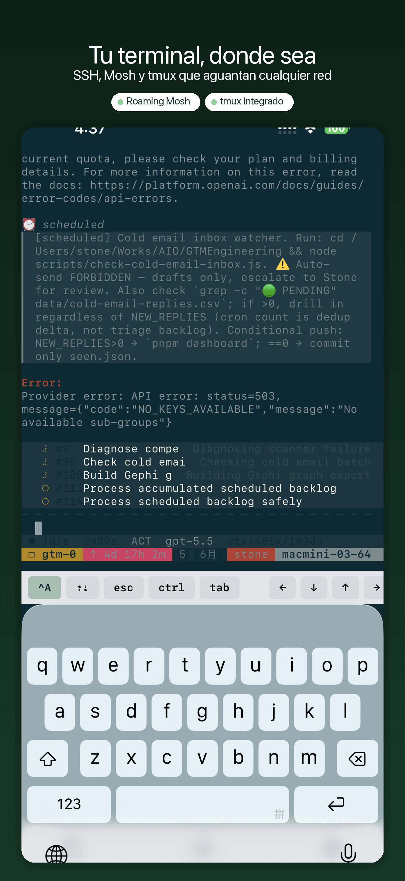 YoloShell-Terminal SSH VNC RDP — 1