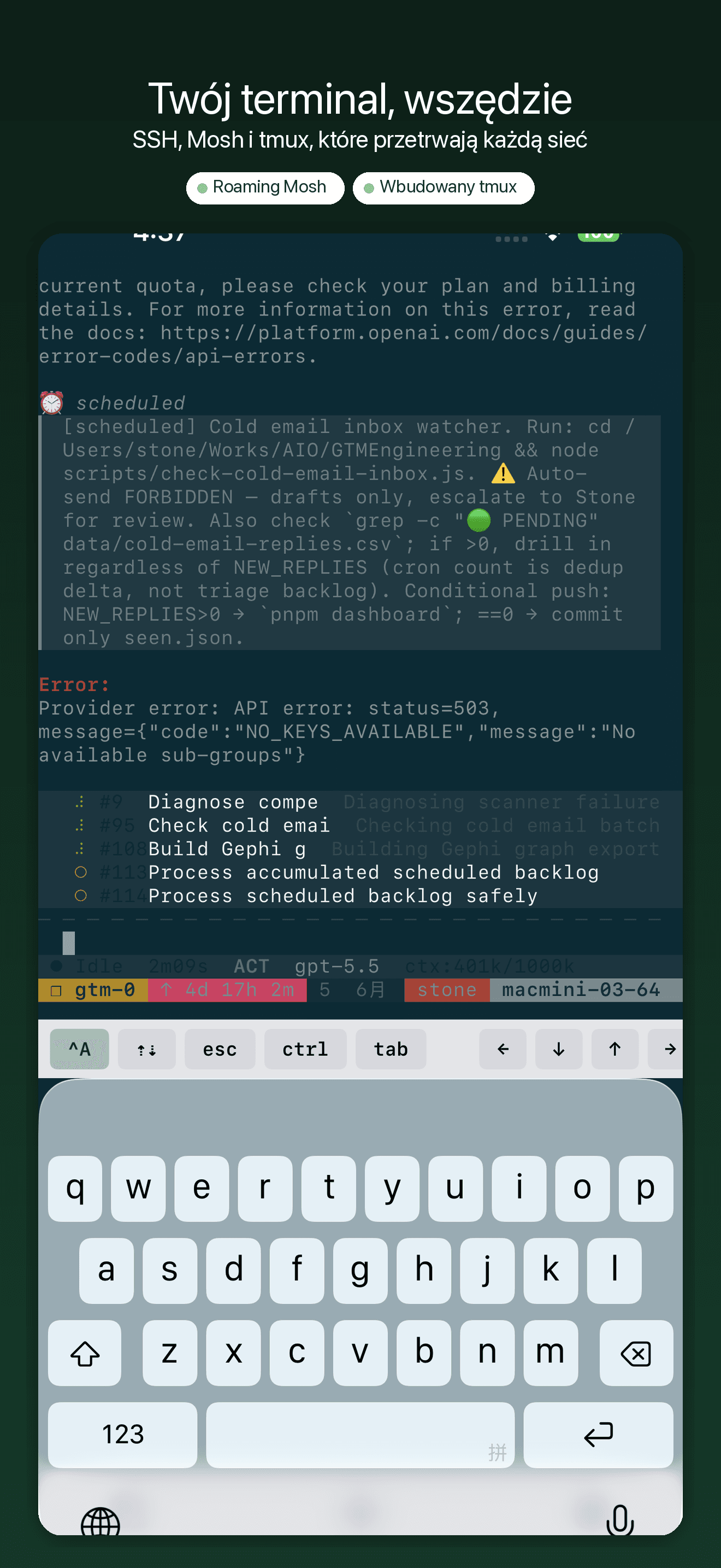 YoloShell-Terminal SSH i VNC — 1