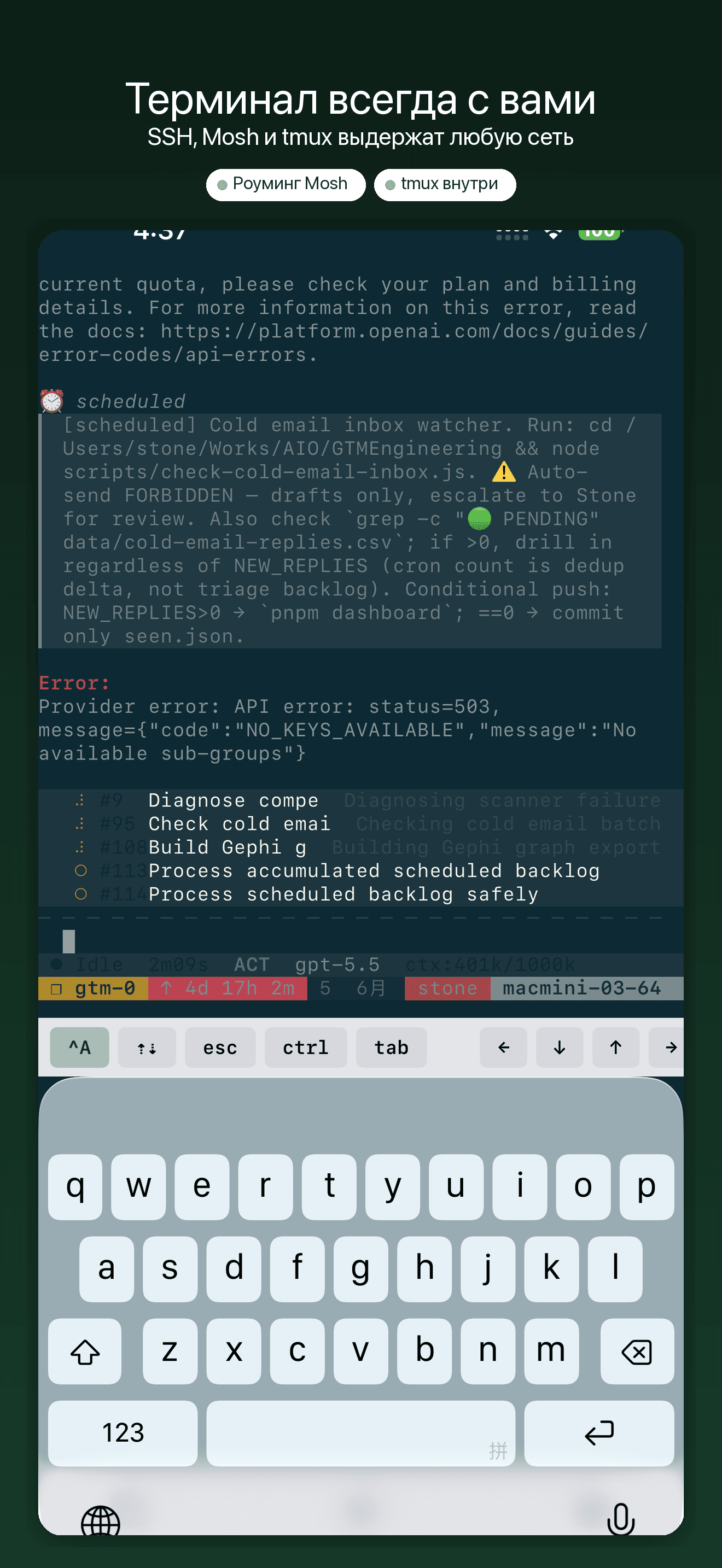 YoloShell-SSH терминал и VNC — 1