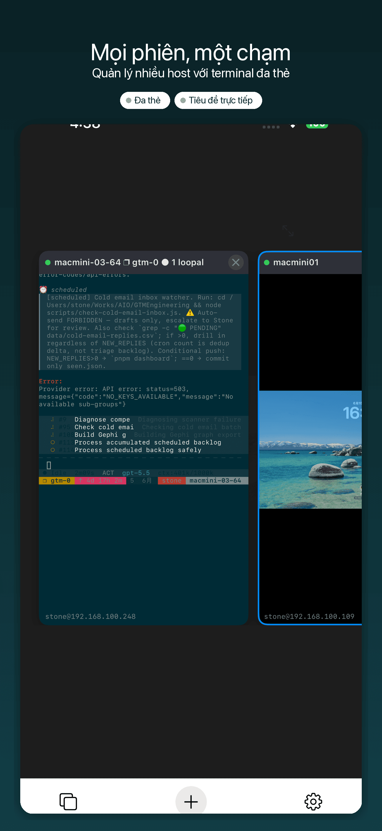 YoloShell-SSH, VNC & kết nối — 3
